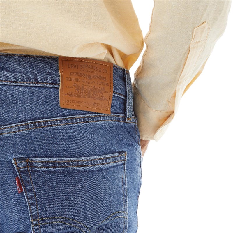 Levi's Mens Skinny Fit Taper Jeans Midtown Adv