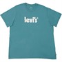 Levi's Mens Relaxed Fit T-shirt Big Poster Logo Brittany Blue