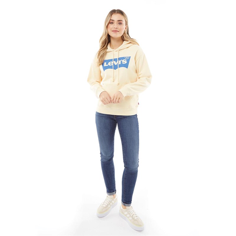 Levi's Womens Graphic Standard Hoodie Angora
