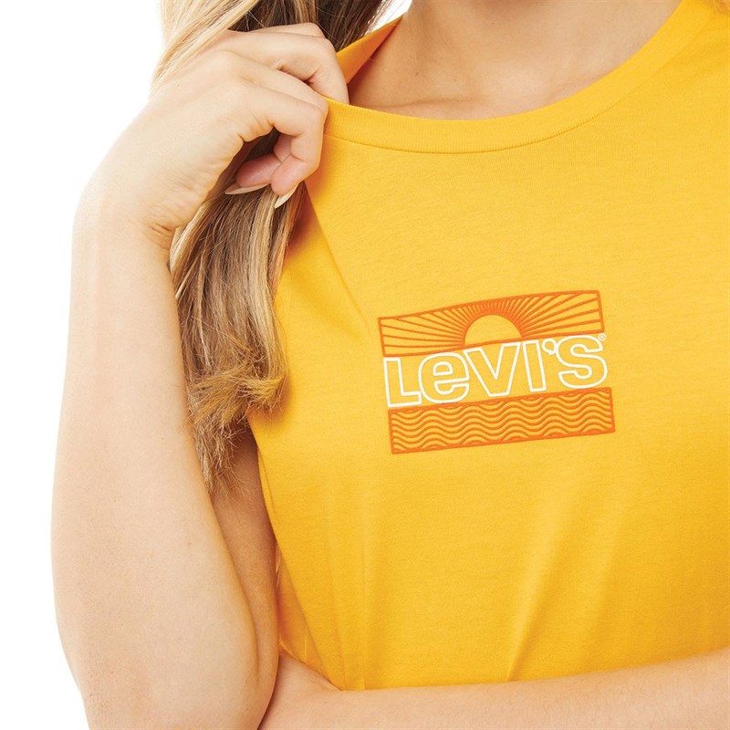 Levi's Womens The Perfect T-shirt Old Gold