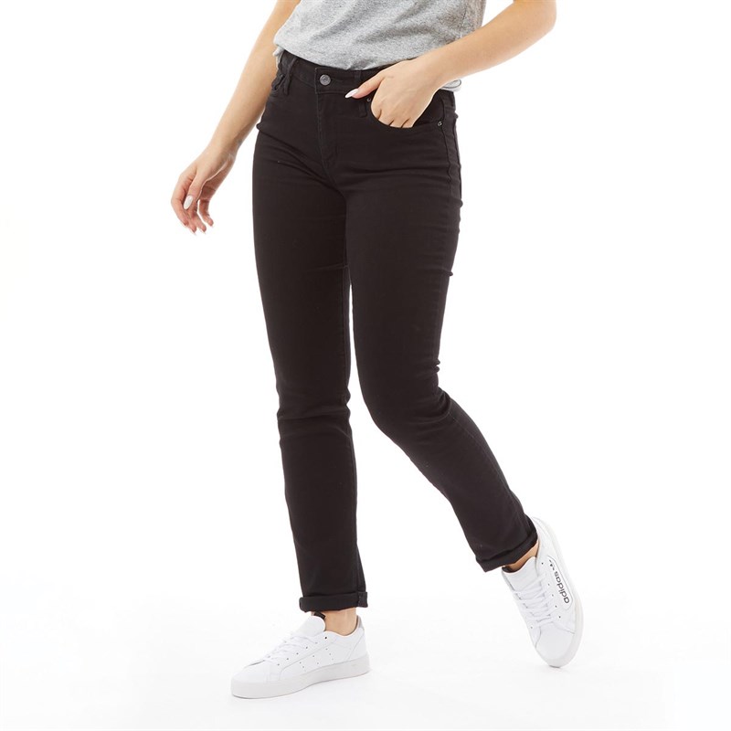 Buy Levi's Womens 712 Slim Jeans Soft Black