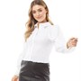 Levi's Womens Kayo Long Sleeve Blouse Bright White
