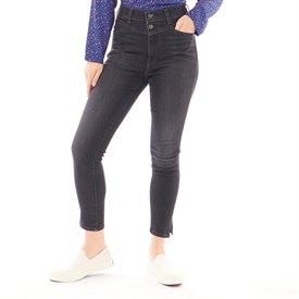 Levi's Damen Mile High Skinny Jeans Verblasstes Schwarz