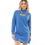 Levi's Damen Graphic Kleider aus Jersey Blau