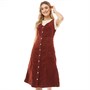 Levi's Robes Frances Denim Femme Brique Rouge