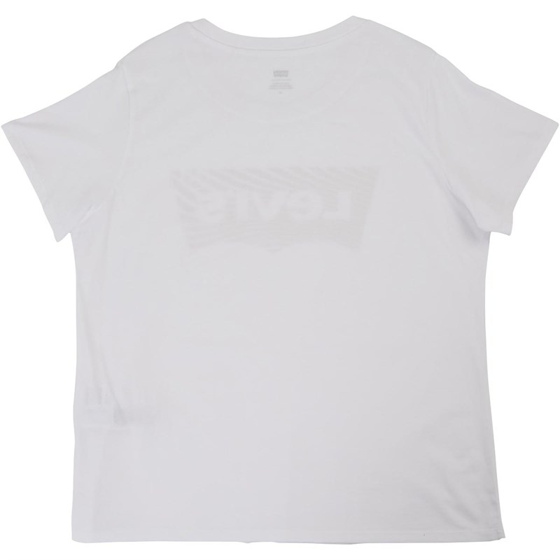 Levi's Womens Plus Size Perfect T-Shirt White +