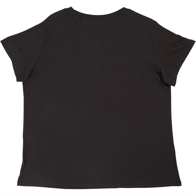 Levi's Damen Plus Size Perfect Freizeit Tops Schwarz