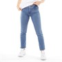 Levi's Dames 314 Shaping Straight jeans Blauw