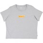 Levi's Womens Plus Size Graphic Classic T-Shirt Heather Grey