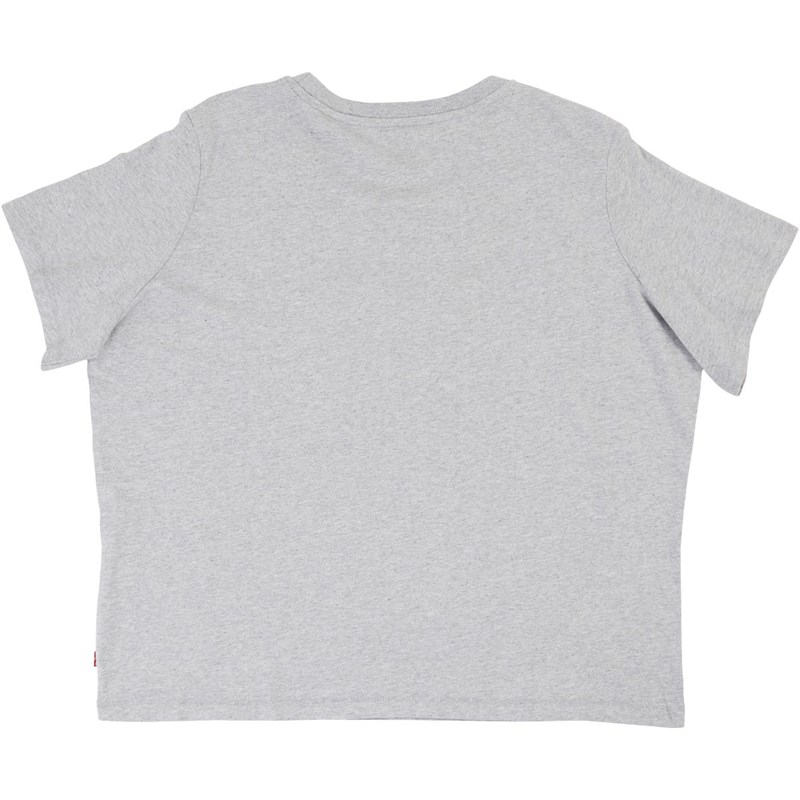 Levi's Womens Plus Size Graphic Classic T-Shirt Heather Grey