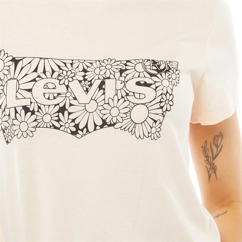 Levi's Womens The Perfect T-shirt Peach Puree