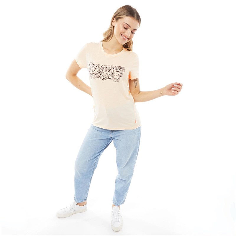 Levi's Womens The Perfect T-shirt Peach Puree