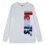 Levi's Chłopięce    Graphic  T-Shirty z Długim Rękawem Biały
