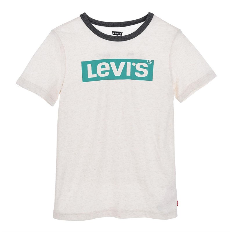 Levi's Jungen Ringer Graphic T-Shirts Ecru