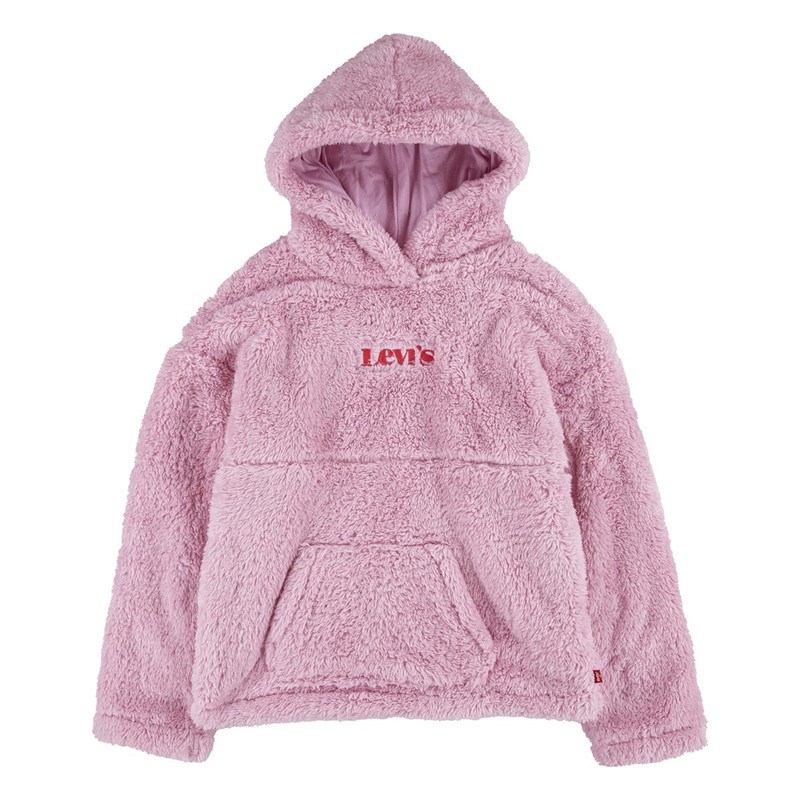 Levi's Sweats à Capuche  Sherpa  Fille Violet Pâle