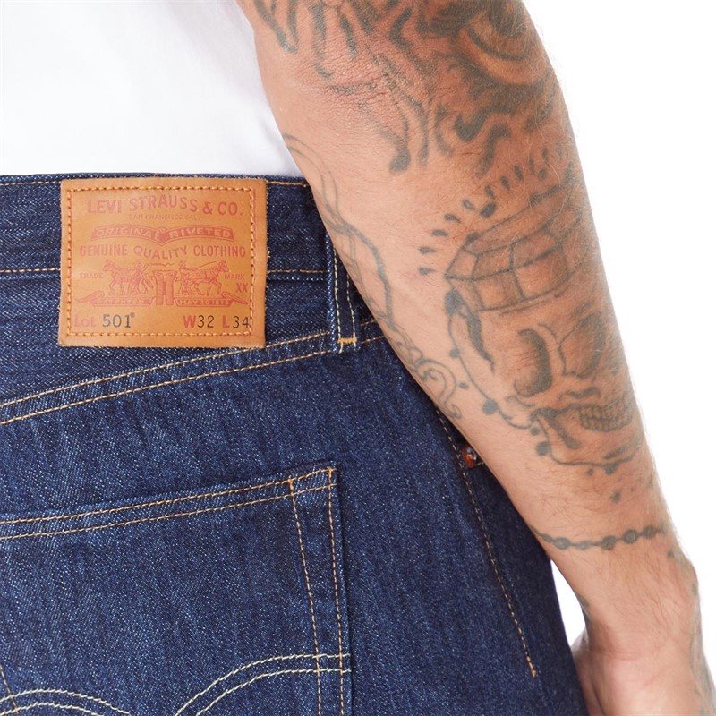Levi's Heren Jeans 501 Original Stonewash - Iconische Rechte Pijp Spijkerbroek 80684