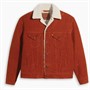 Levi's Vestes en jean Sherpa Trucker Homme Orange Foncé