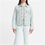 Levi's Dame Ex-boyfriend Trucker Denim Lys Blå