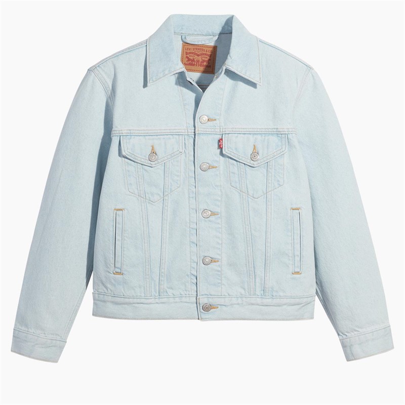 Levi's Dame Ex-boyfriend Trucker Denim Lys Blå