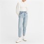 Levi's Damskie High Loose Taper Lets Stay In PJ Jeansy Luźne Relaxed Fit Mid Niebieski