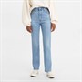 Levi's Jean Slim 70S High Femme Bleu Moyen