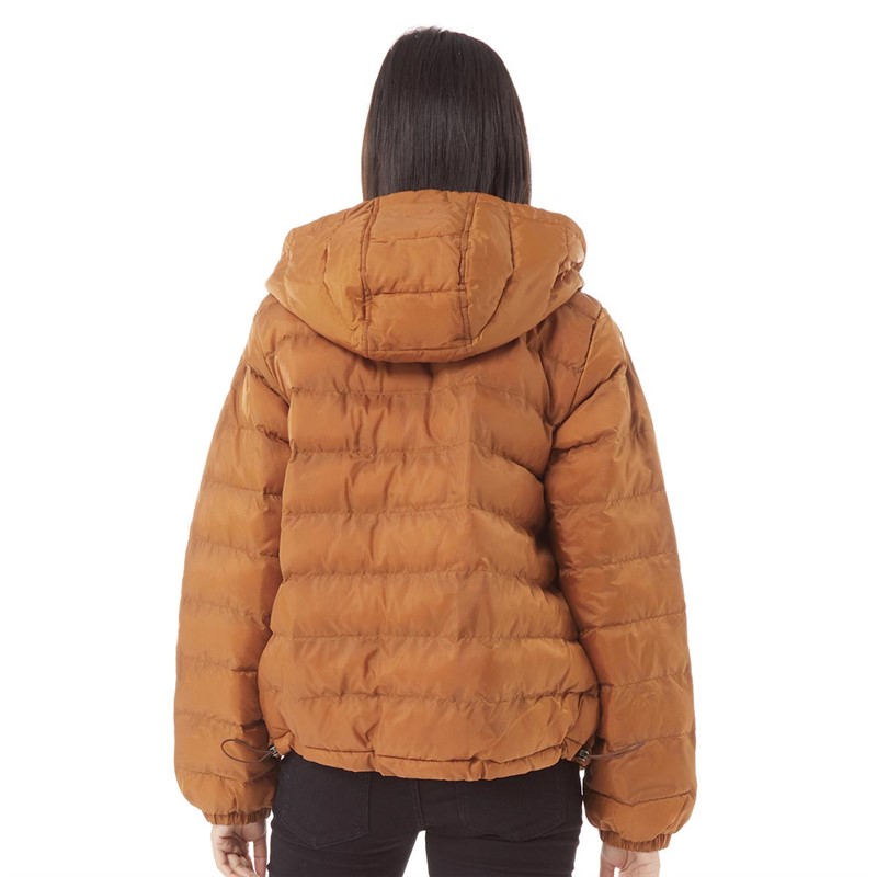 Levi's Dames Edie Packable Pufferjas Donkeroranje