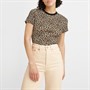 Levi's Dame Rib Baby Overdele Leopardtryk