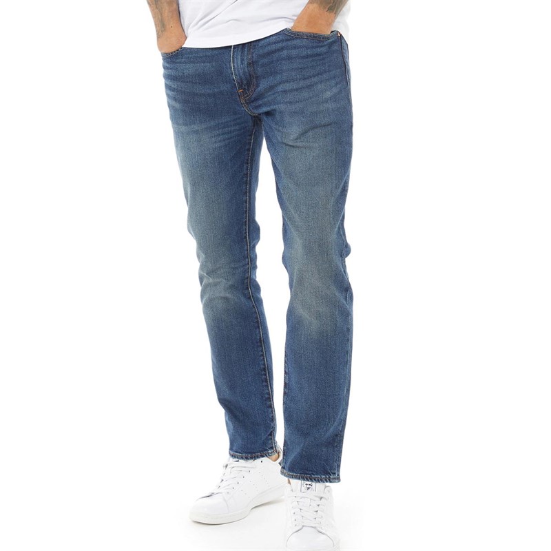 Levi's Herre 502 Tapered Jeans Mellemblå