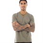 Levi's Mens Original V Neck T-Shirt Silver Lining Martini Olive