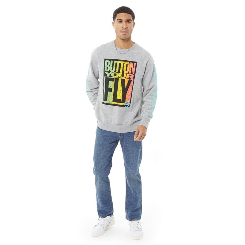 Levi's Mens 501 Original Jeans Z0909 Medium Indigo Worn In