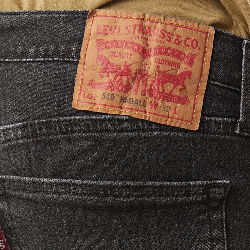 Levi's Mens 519 Skinny Jeans Monarda Black OD ADV