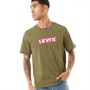 Levi's Mens Relaxed Fit T-Shirt Boxtab Martini Olive