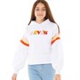 Levi's Girls Full Sleeve High Rise Hoodie White