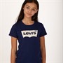 Levi's Girls Short Sleeve Graphic T-Shirt Medieval Blue