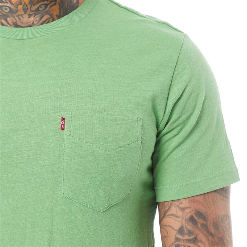 Levi's Mens Classic Pocket T-Shirt Peppermint