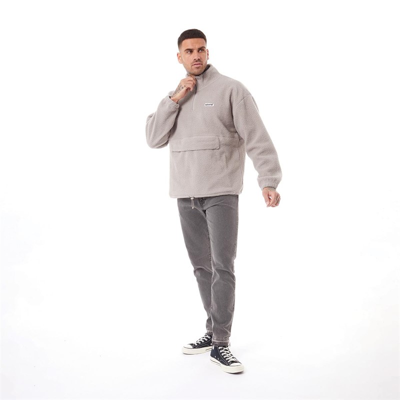 Levi's Mens 1/4 Zip Jacket Satellite