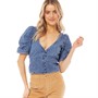 Levi's Dame Storia Volume Overdele Blå