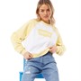 Levi's Womens Vintage Raglan Sweatshirt Bright White/Sunlight Colorbl