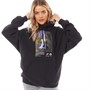 Levi's Womens Graphic Rider Hoodie Batwing Waterfall Caviar