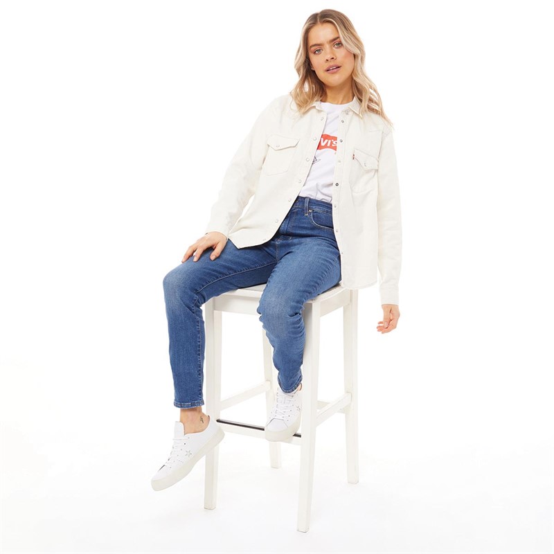 Levi's Womens The Ultimate Shirt Icy Ecru (1)