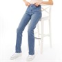 Levi's Dames 727 High Rise Straight jeans Blauw