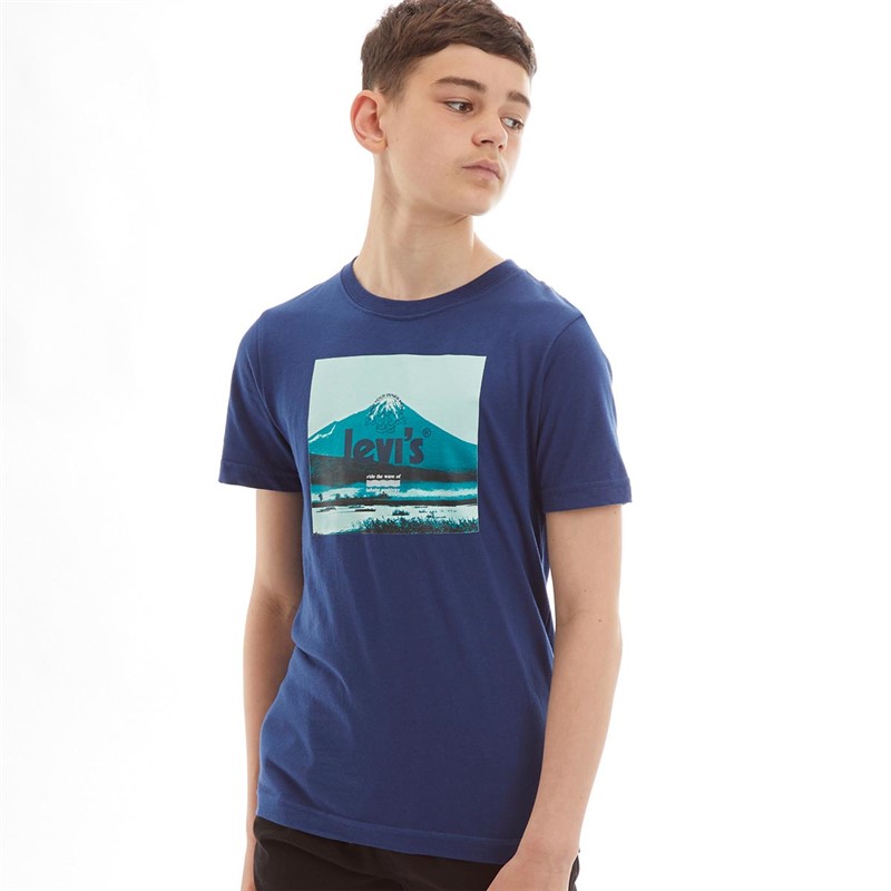 Levi's Boys Graphic T-Shirt Estate Blue