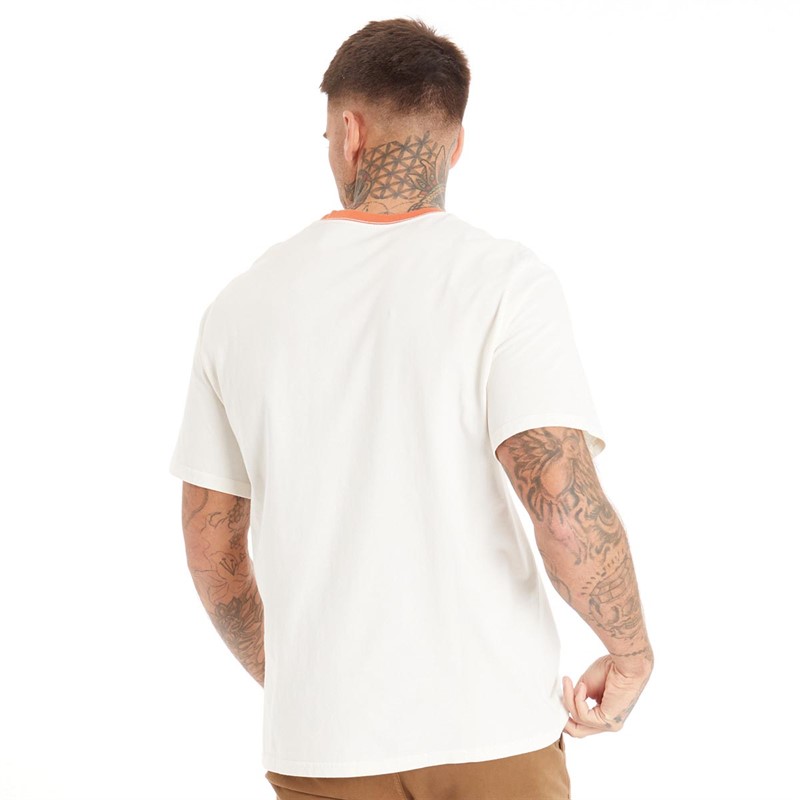 Levi's Heren T-shirts Wit