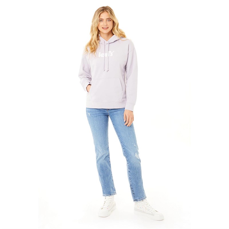 Levi's Womens Graphic Standard Hoodie Misty Lilac