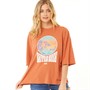 Levi's Dame Graphic Drapey Overdele Burnt orange