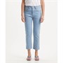 Levi's Jeans 3/4 501® Cropped Femme Bleu Clair