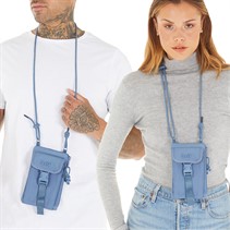 Levi's Mens Mixed Material Lanyard Dark Blue