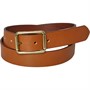 Levi's Womens Mid-Width Center Bar Belt Tan