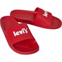 Levi's Mens June Poster Sliders Brilliant Red