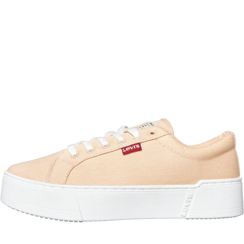 thumbnail image 2 of Levi's Women's Casual Sneakers - Pink Tie Dye Vegan Skate Shoes Size 6 2 of 9
